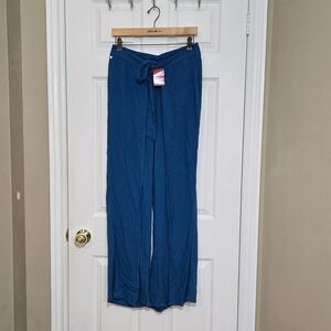 GUESS Belen Womans Tie-Front Harem Sexy Pants ~ Sz. L (Large) ~ Bluer ~NWT ~